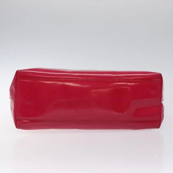 PRADA Shoulder Bag Enamel Pink Auth - Picture 9 of 15